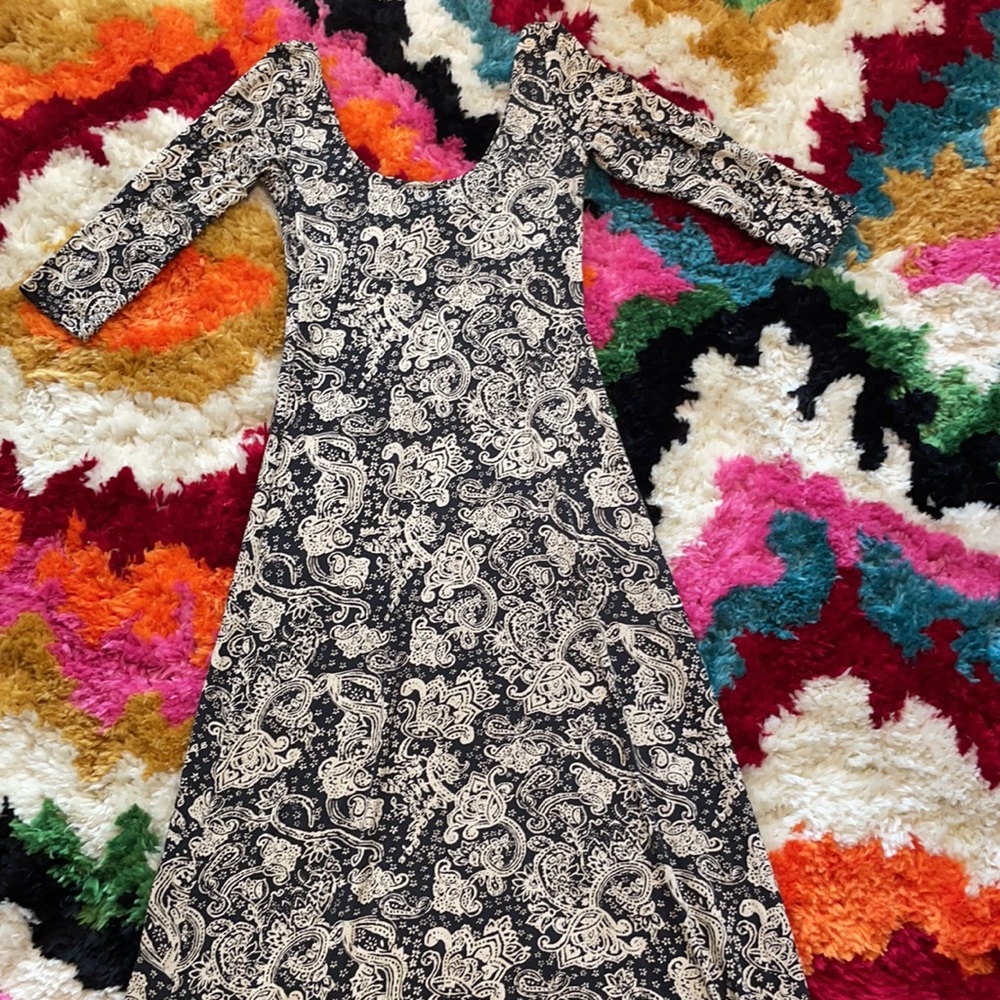 NWOT Novella Royale Quarter Sleeve Maxi Dress